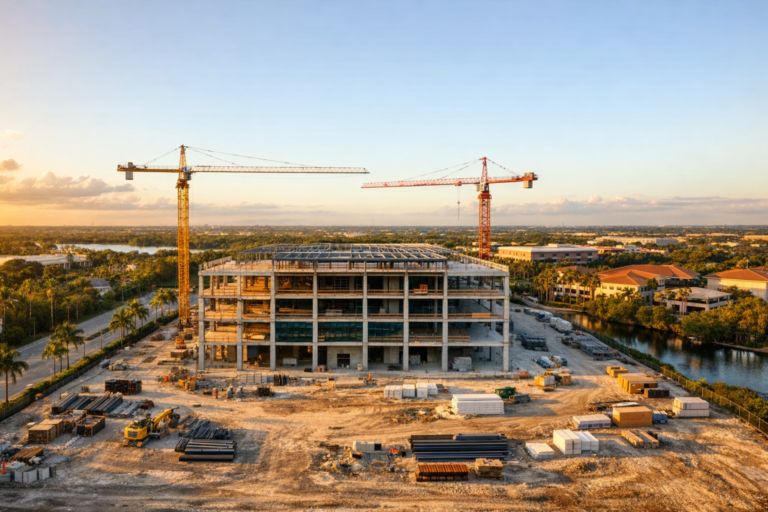 Construction drone services Weston jobsite aerial photography for builders