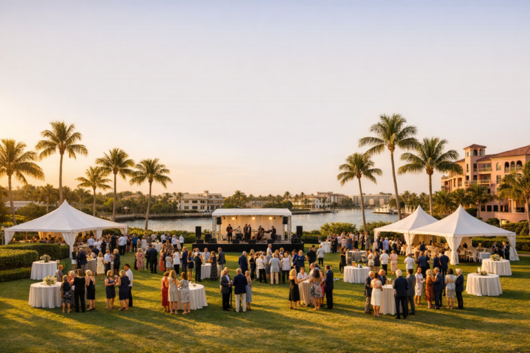 Event drone videography Boca Raton charity fundraiser from above